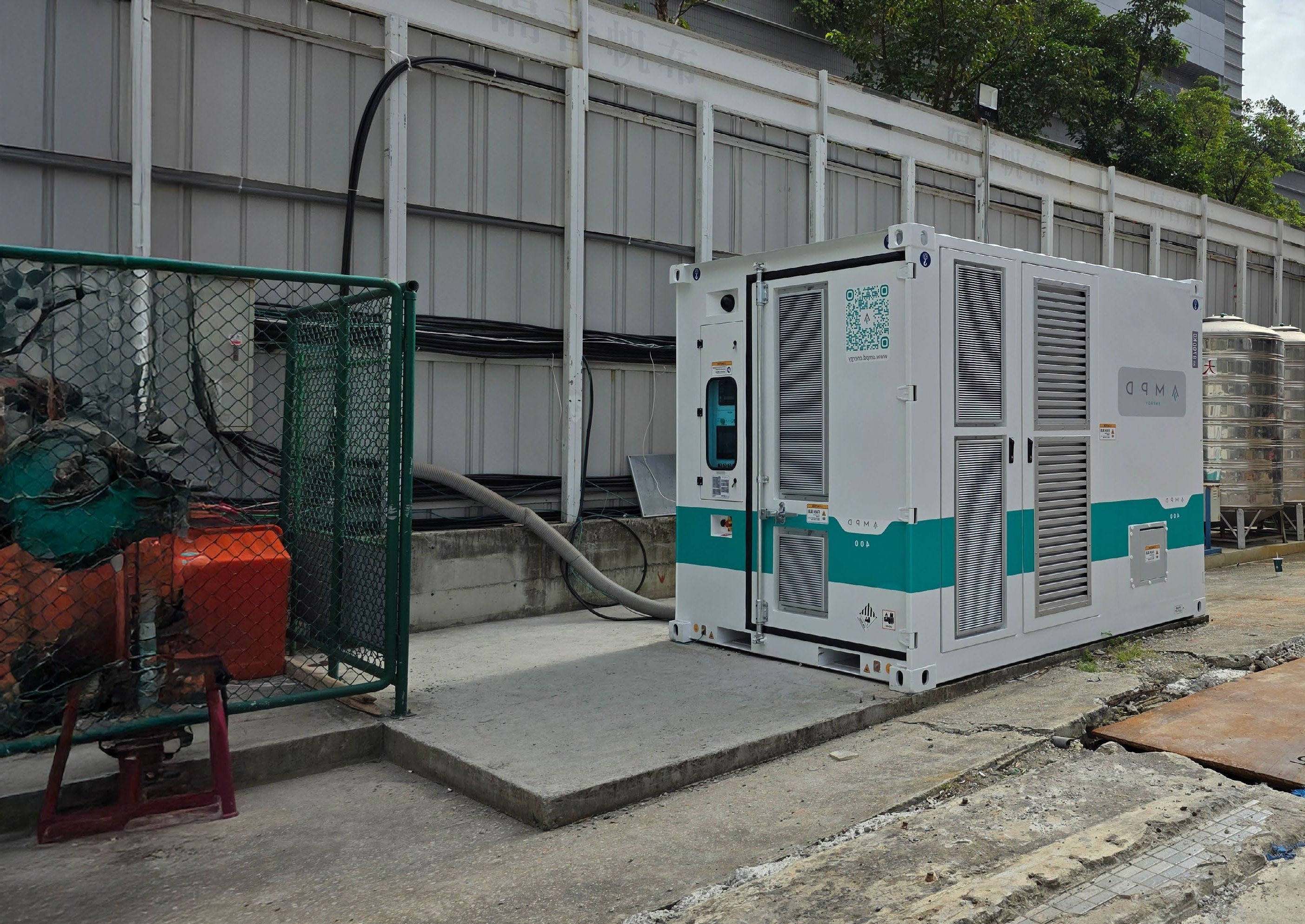 Sistema de baterías Ampd operando en faena